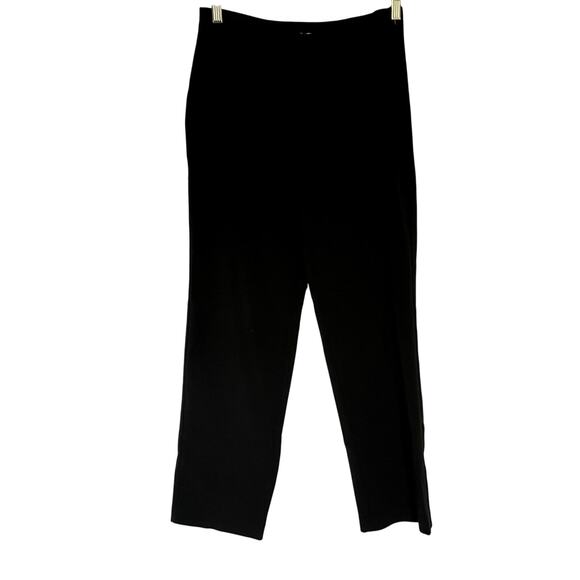 JM Collection Petite black pants women's size 6 trousers side zip business - Picture 1 of 6
